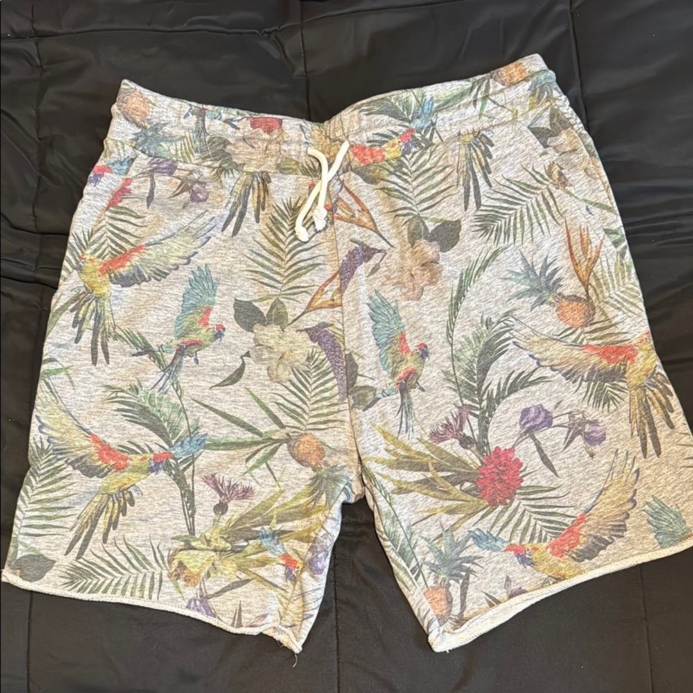H&M Multicolor Tropical Print Shorts